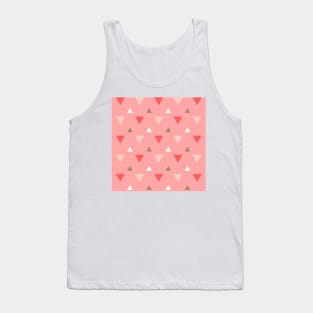 Cute Red Pattern Ethnic Tank Top